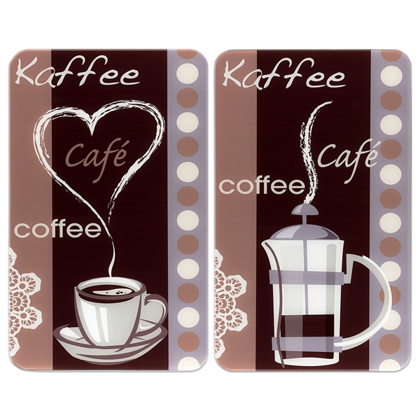Universal glass covers Coffee Flavour 2 pcs glass 30x52 cm 2521492500 