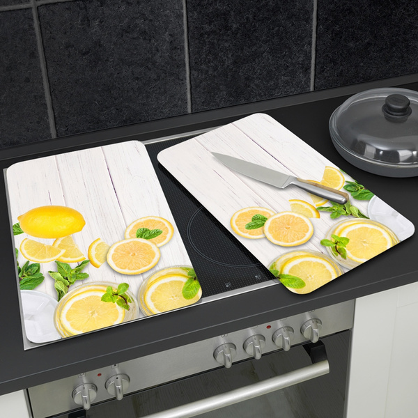 Universal glass covers Lemons 2 pcs glass 30x52 cm 2521512500 