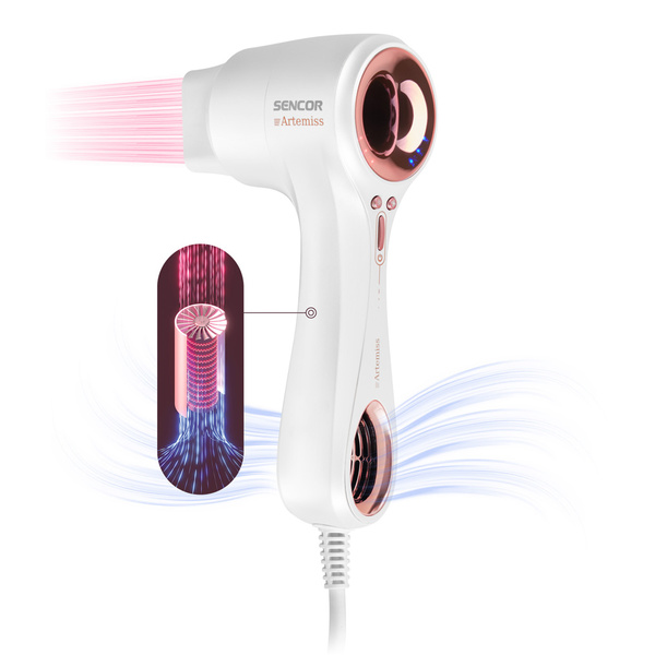 Σεσουάρ μαλλιών High-speed Sencor SHD 9000RS 900W λευκό 