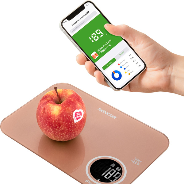 Ψηφιακή ζυγαριά κουζίνας 5kg χρυσή SKS 7076GD 