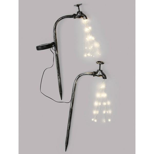 Ηλιακό LED διακοσμητικό κήπου σε σχήμα βρύσης 5,5x53x16 εκ. 