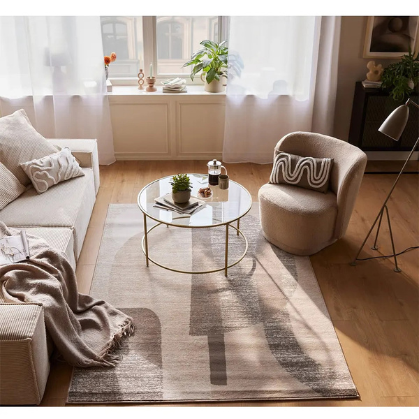 Decorative pillow light brown 30x50 cm 