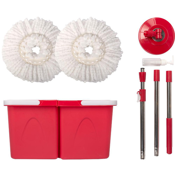 Περιστρεφόμενη σφουγγαρίστρα LT8062 με κουβά που διπλώνει  10L Lamart 