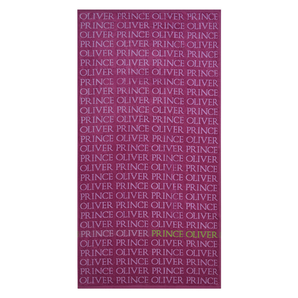 Beach towel Prince Oliver pink/light pink 100% Cotton 180x90 cm 