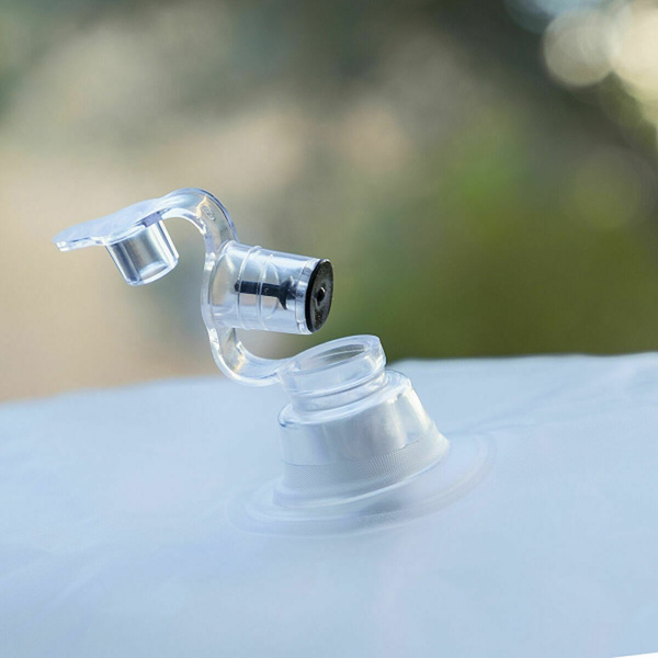 Διάφανη φουσκωτή πολυθρόνα PVC & κάθισμα με πολύχρωμα LED & τηλεχειριστήριο InnovaGoods V0104014 