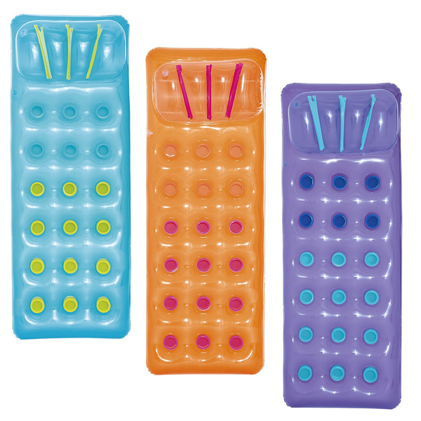 Bestway deluxe cup inflatable float 188x71 cm 3 COLORS 