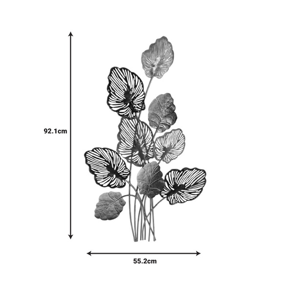 Διακοσμητικό τοίχου Irida Inart μέταλλο πολύχρωμο 55,2x2,5x92,1 εκ. 