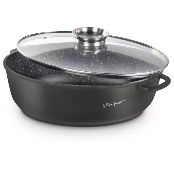 Γάστρα κατσαρόλα με γυάλινο καπάκι Aroma Lamart LT1309 