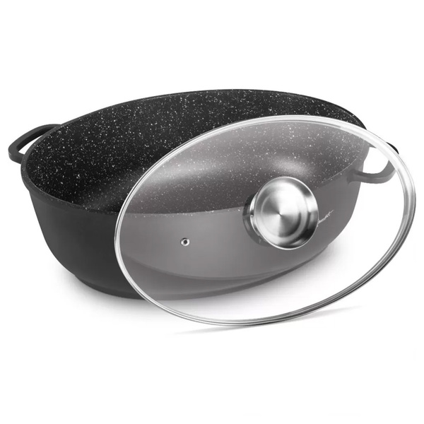 Γάστρα κατσαρόλα με γυάλινο καπάκι Aroma Lamart LT1309 