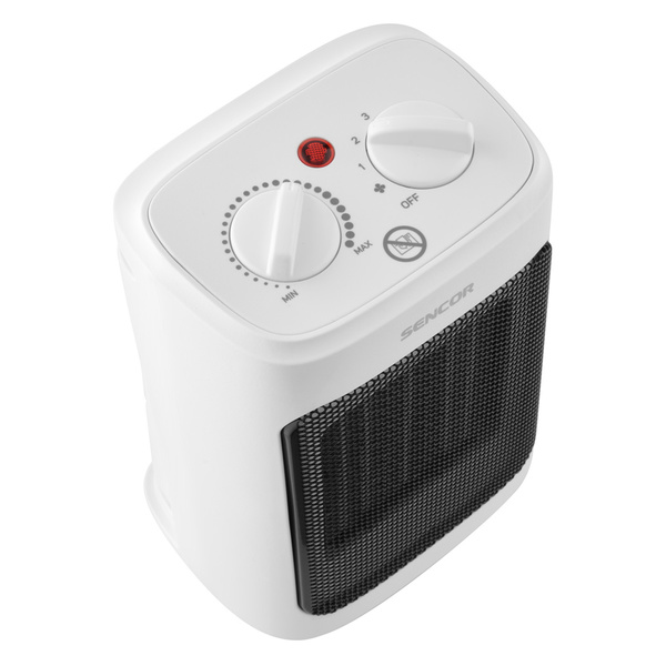 Κεραμική σόμπα Sencor SFH 7600WH 2 επίπεδα θέρμανσης 1300/2000W μαύρη 