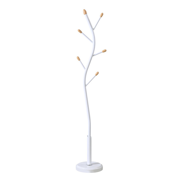 Καλόγερος Portu pakoworld μέταλλο Λευκό Φ30x170 εκ. 