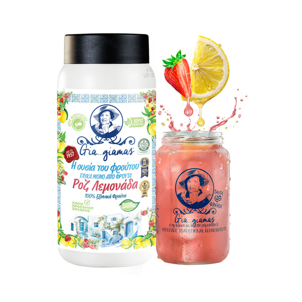 Gia... giamas Λεμόνι-φράουλα 450 ml Χωρίς ζάχαρη 
