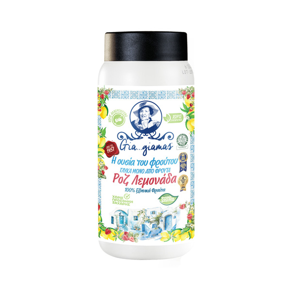 Gia... giamas Λεμόνι-φράουλα 450 ml Χωρίς ζάχαρη 