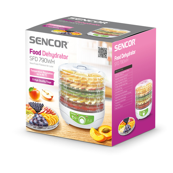 Αποξηραντής τροφίμων Sencor SFD 790WH 250W 