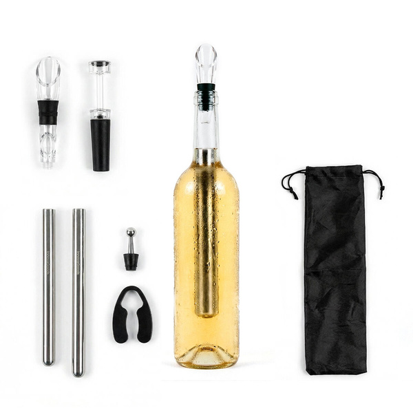 Αξεσουάρ σερβιρίσματος κρασιού Vino Chillour InnovaGoods σετ 7 τεμ. 