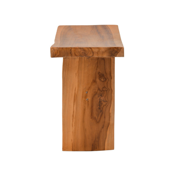 Σκαμπό Borbe pakoworld teak ξύλο σε φυσική απόχρωση 45x28x45εκ. 