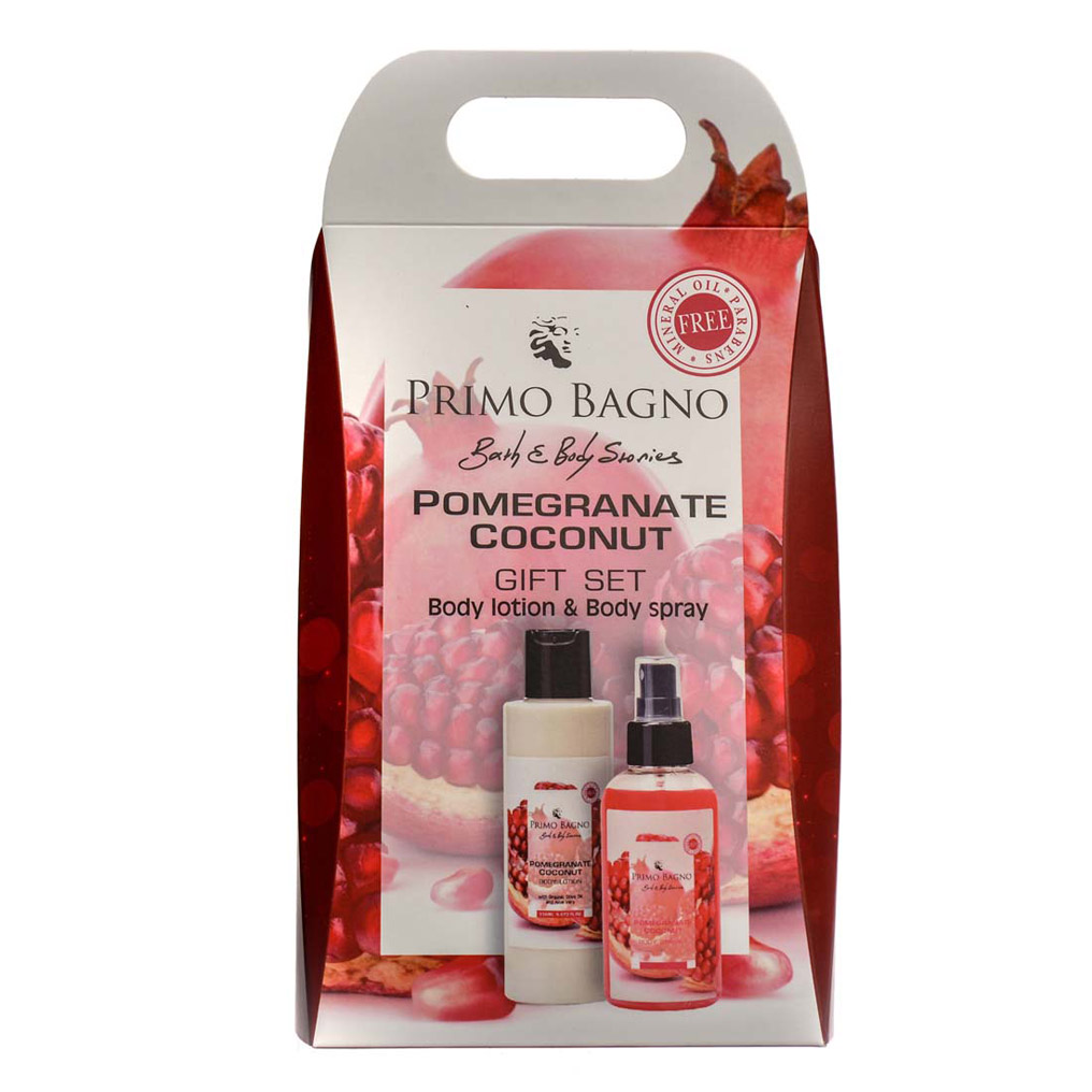 Pomegranate & Coconut Body lotion 150ml & Body spray 140ml