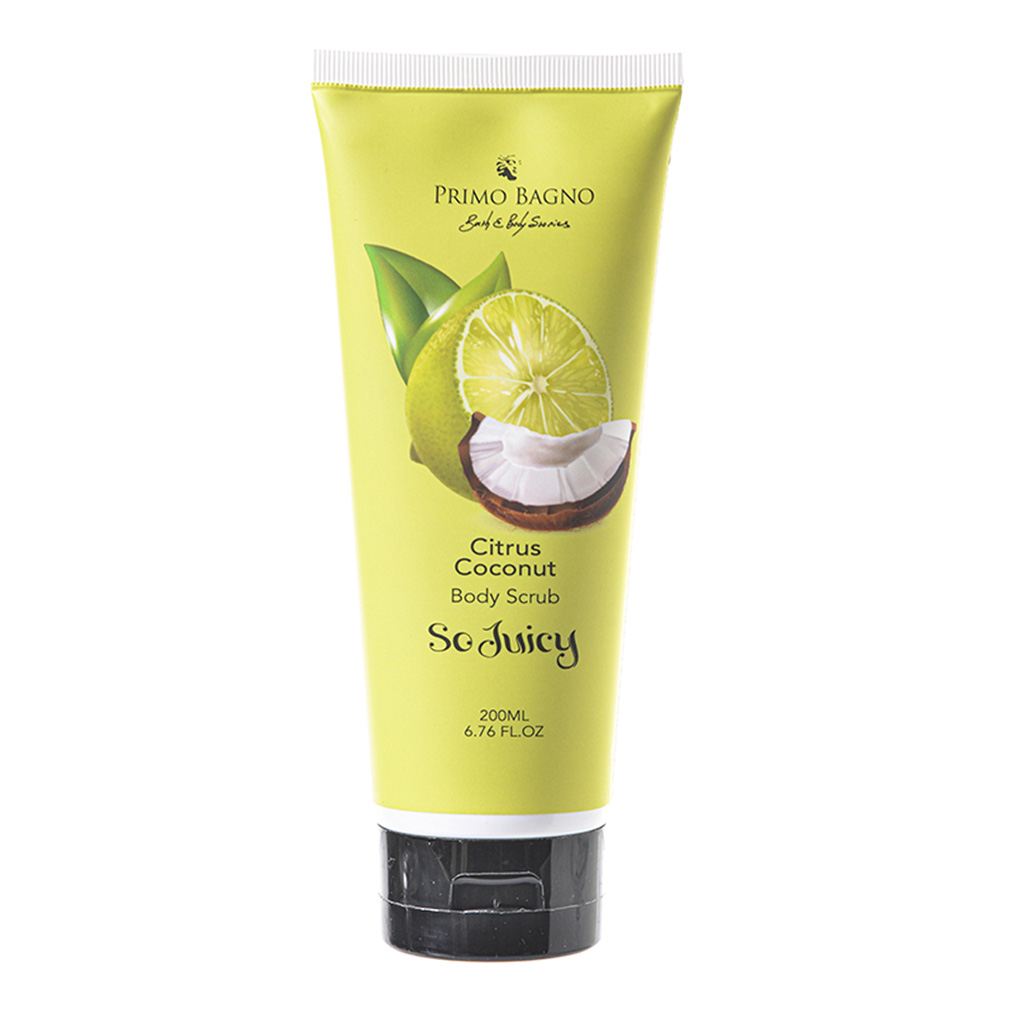 Body scrub citrus coconut peach 200 ml Primo Bagno