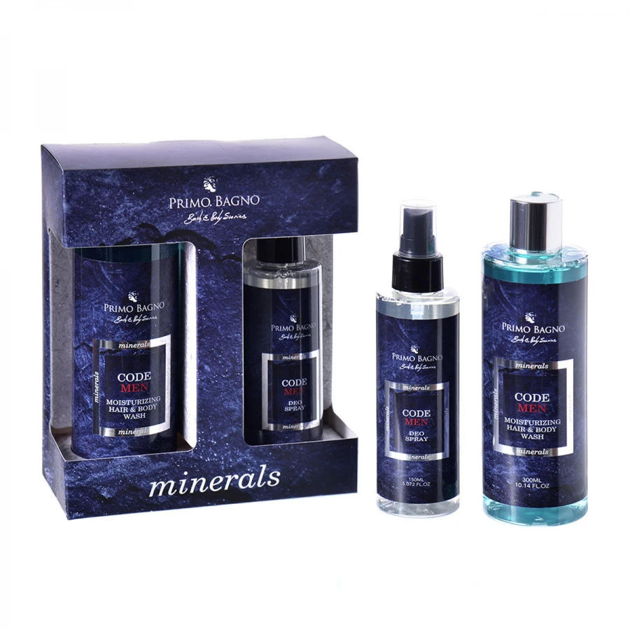 Duo Code Βody wash 300ml & Deo spray 150ml