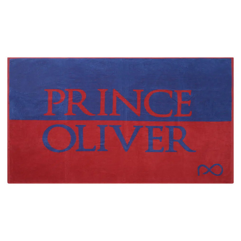 Beach towel Prince Oliver Blue/Dark red 100% Cotton 160x90 cm