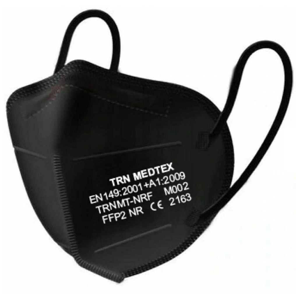 Προστατευτικό κάλυμμα προσώπου TRN FFP2 NR Μαύρο 10 τεμ.