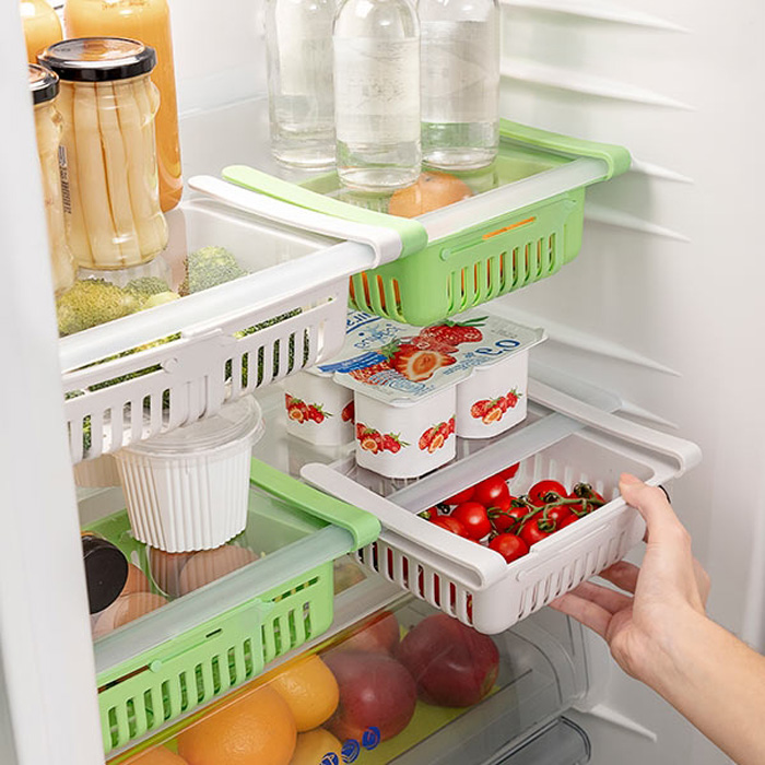 Adjustable fridge organizer Friwer InnovaGoods (set of 2)