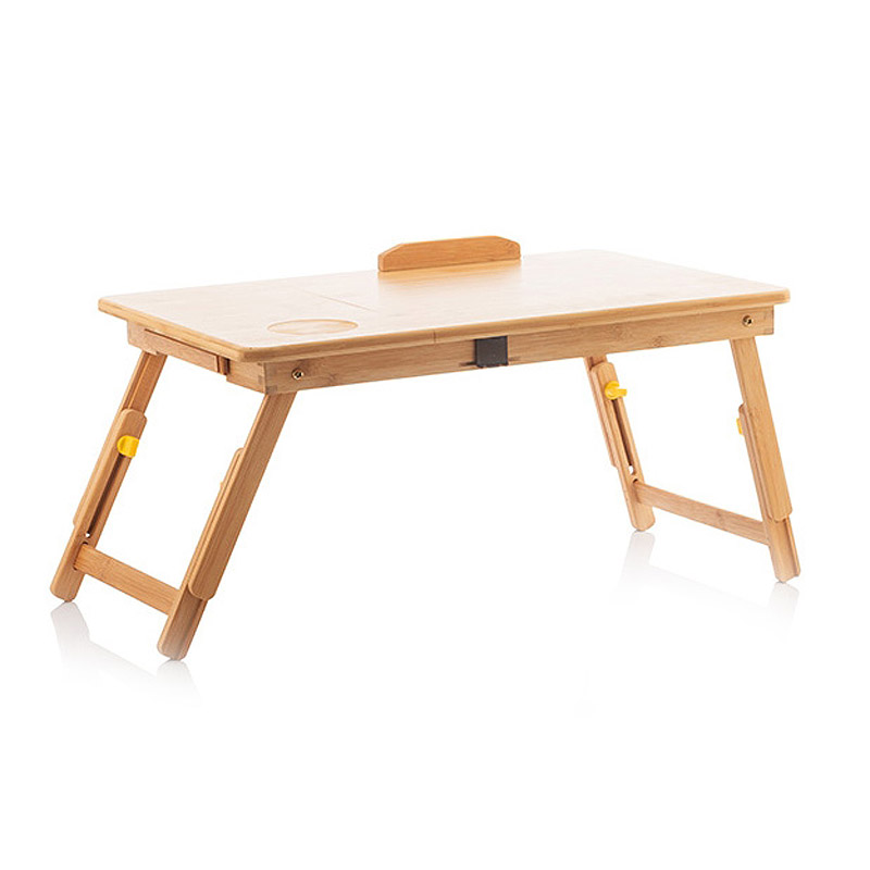 Bamboo folding side table 53,50x34x27 cm