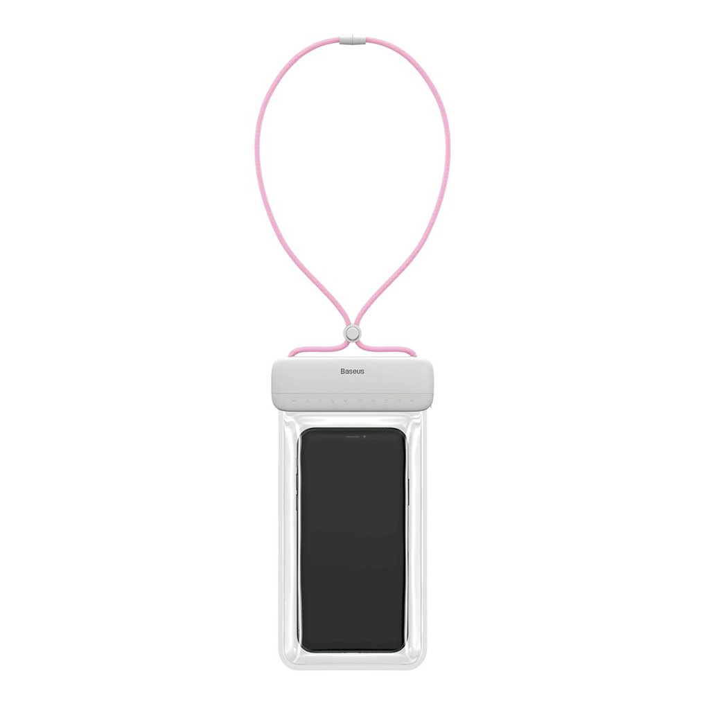 BASEUS universal waterproof case Lets Slip IPX8 white-pink ACFSD-D24