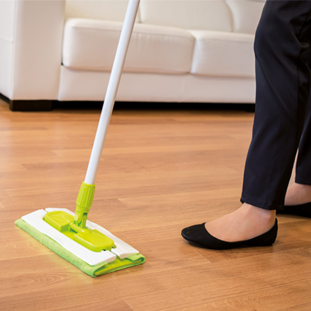 Clip Mop parquet mop - duster 120 cm + microfiber cloth 30x26 cm