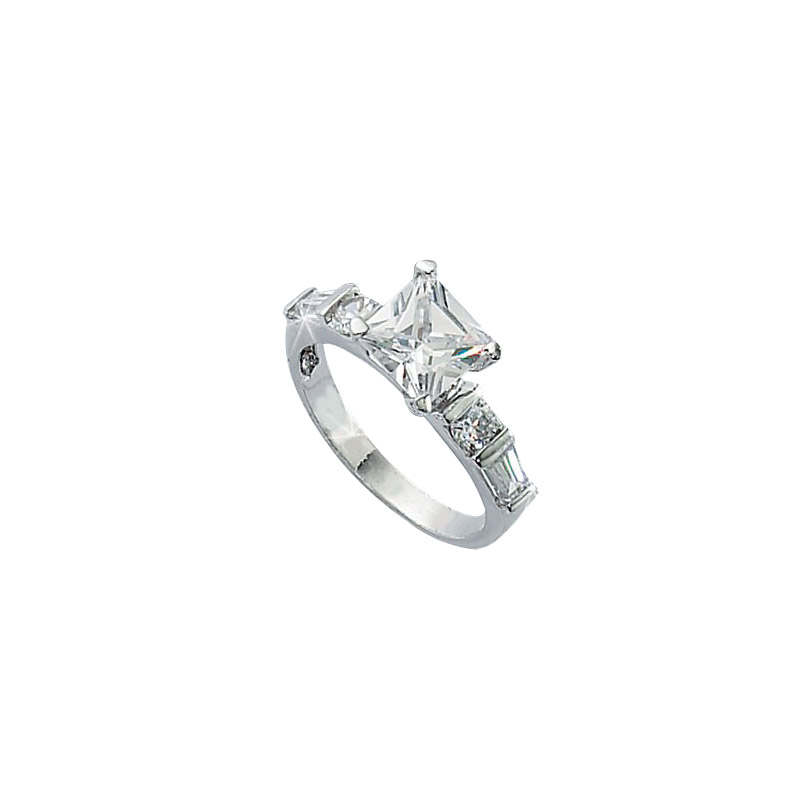 Cubic Zirconia ring Z4 adjustable