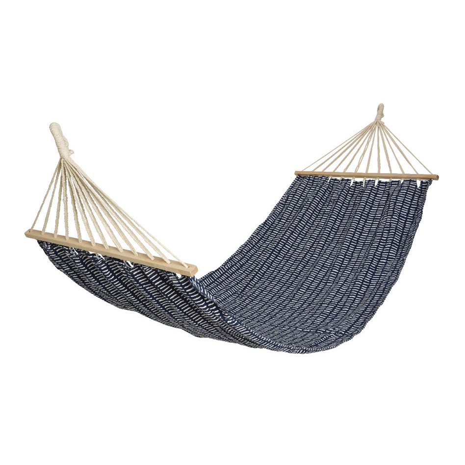 Hammock 55% cotton - 45% polyester blue 200x80 cm