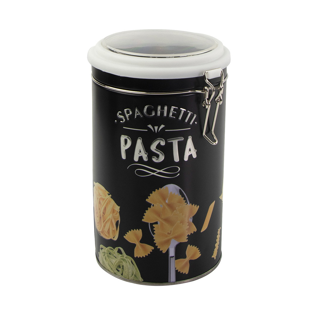 Tin container Pasta 11x19 cm