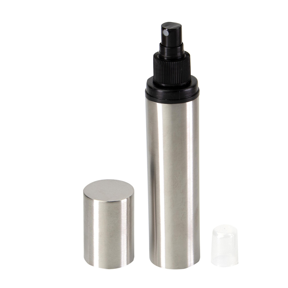 Stainless steel dispenser with spray 3,5x19 cm