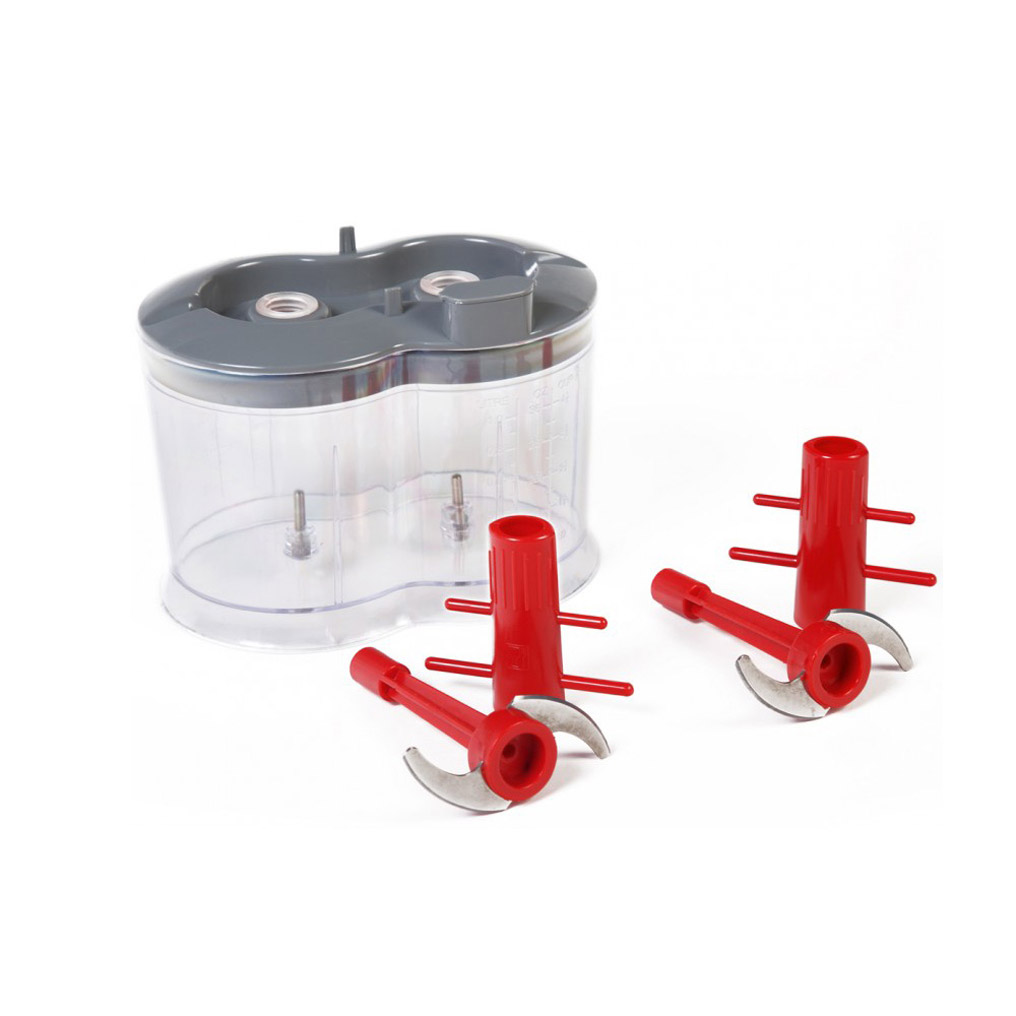 Dualetto plastic bowl with blades