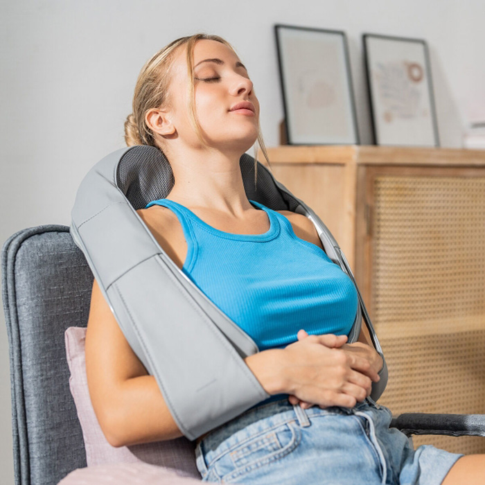 Συσκευή μασάζ Shiatsu Pro επαναφορτιζόμενη Massatsu InnovaGoods 24W