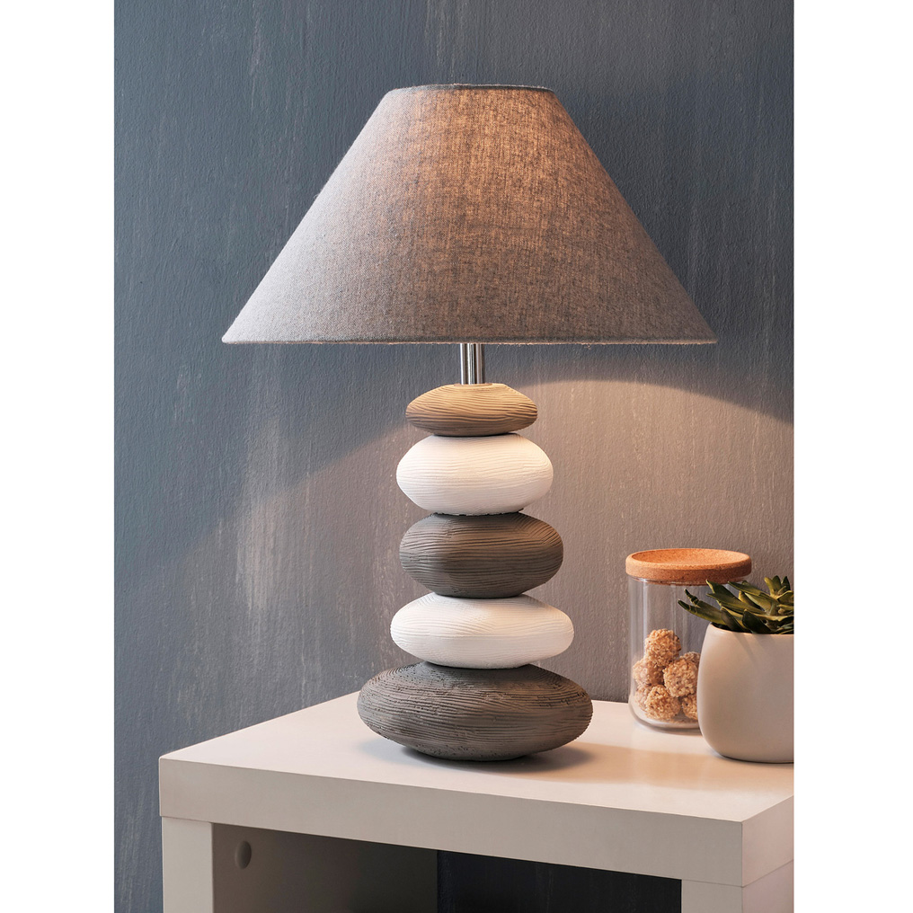 Table lamp Stones with polyurethane base 41cm