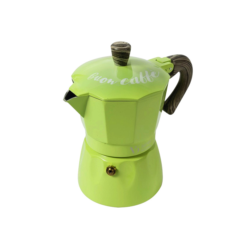 Espresso machine for 1 cup of coffee green 7x12x13 cm
