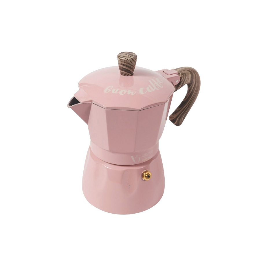 Espresso machine for 1 cup of coffee pink 7x12x13 cm