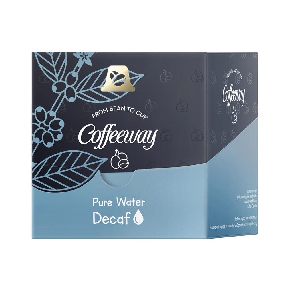 Εσπρέσο Coffeeway Water Decaf 10+2 κάψουλες