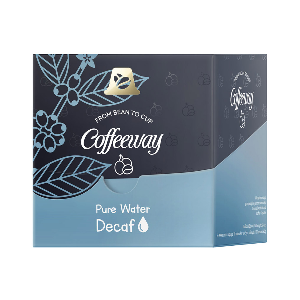 Εσπρέσο Coffeeway Water Decaf 10 κάψουλες