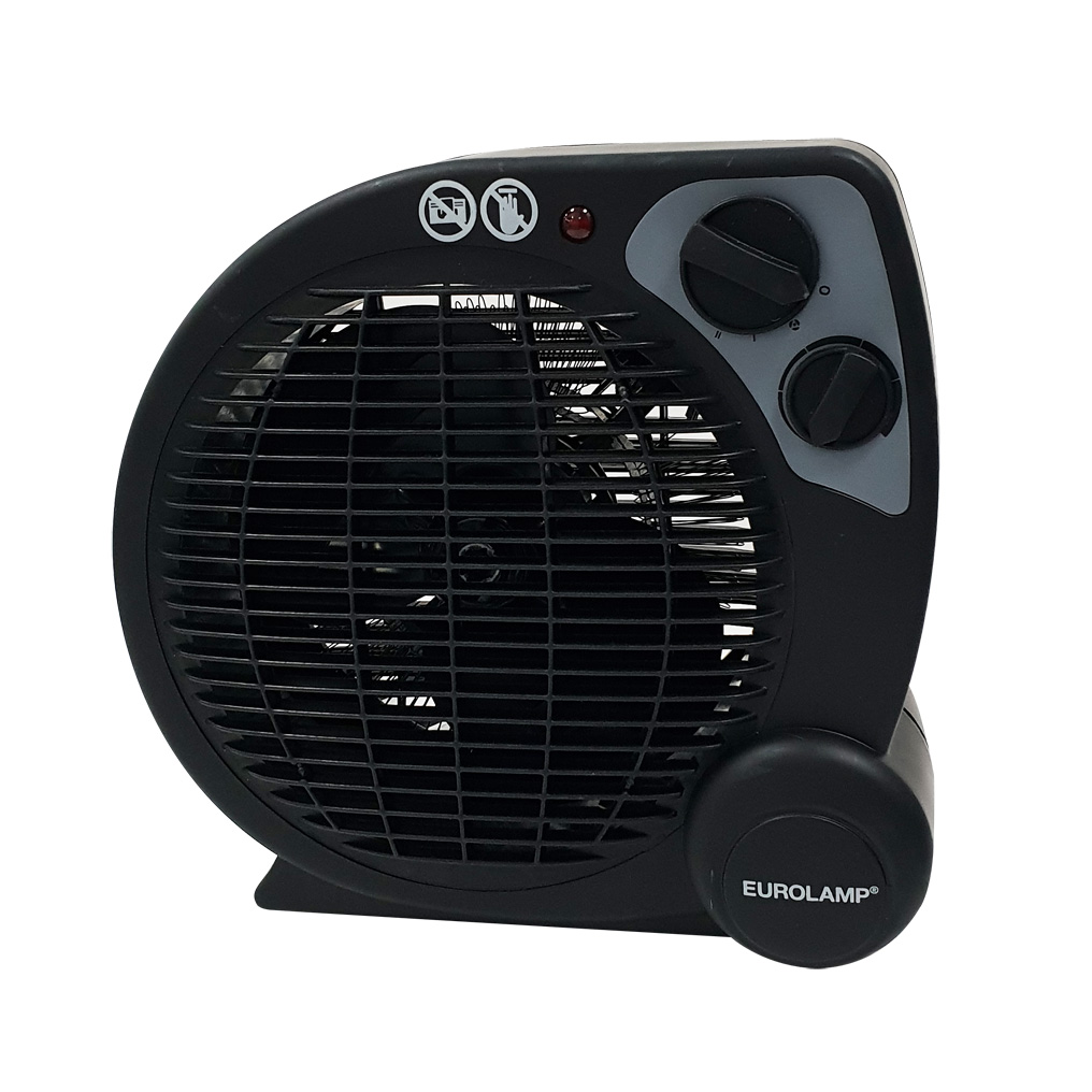 Fan heater EUROLAMP Warmcloud black 2000W 300-41205