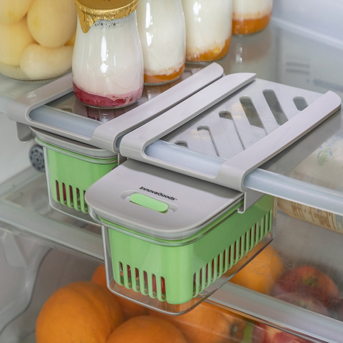 Συρταρωτό πλαστικό δοχείο ψυγείου Prefo InnovaGoods 18,2x11,5x10 εκ.