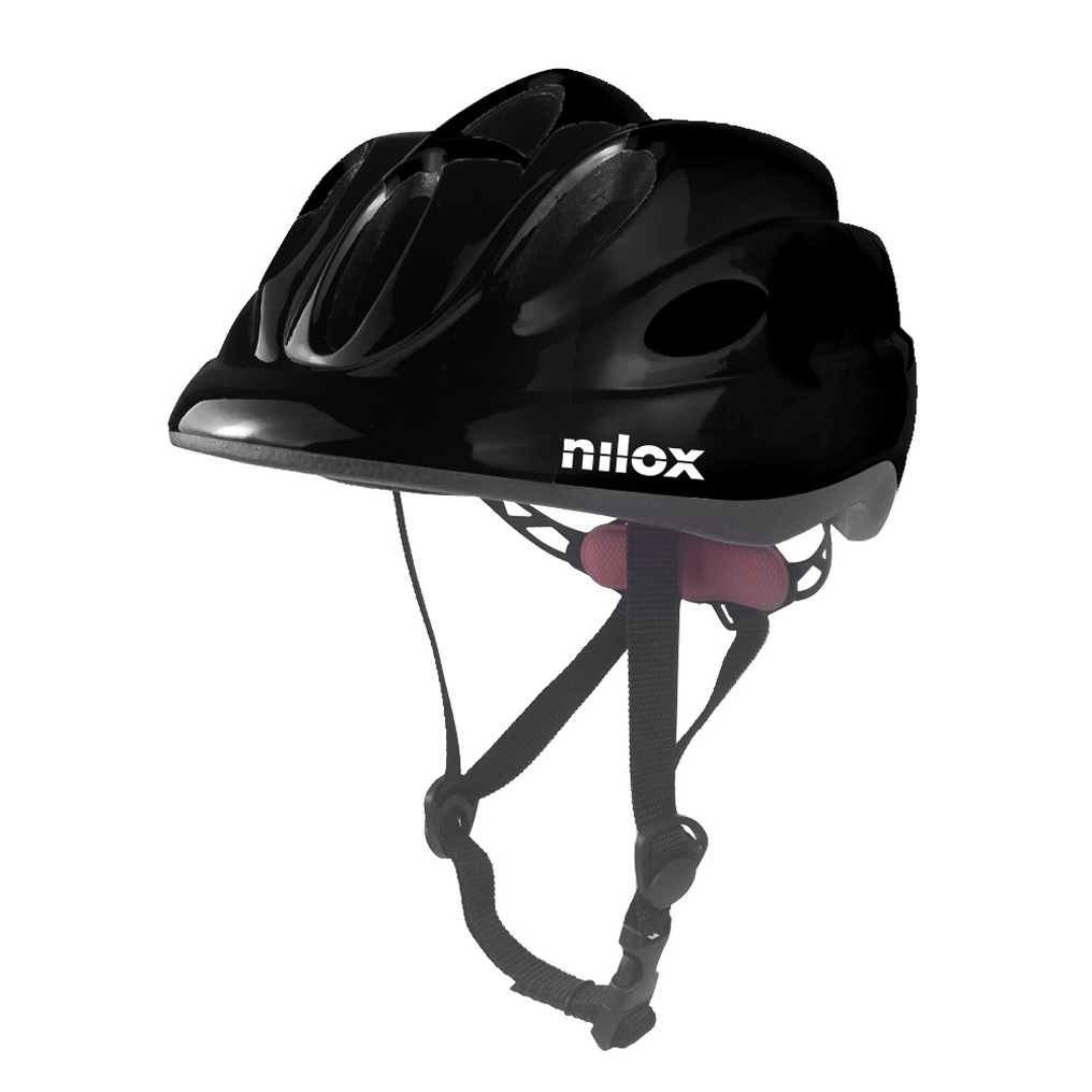 Kids protective helmet NILOX Black with Led Light