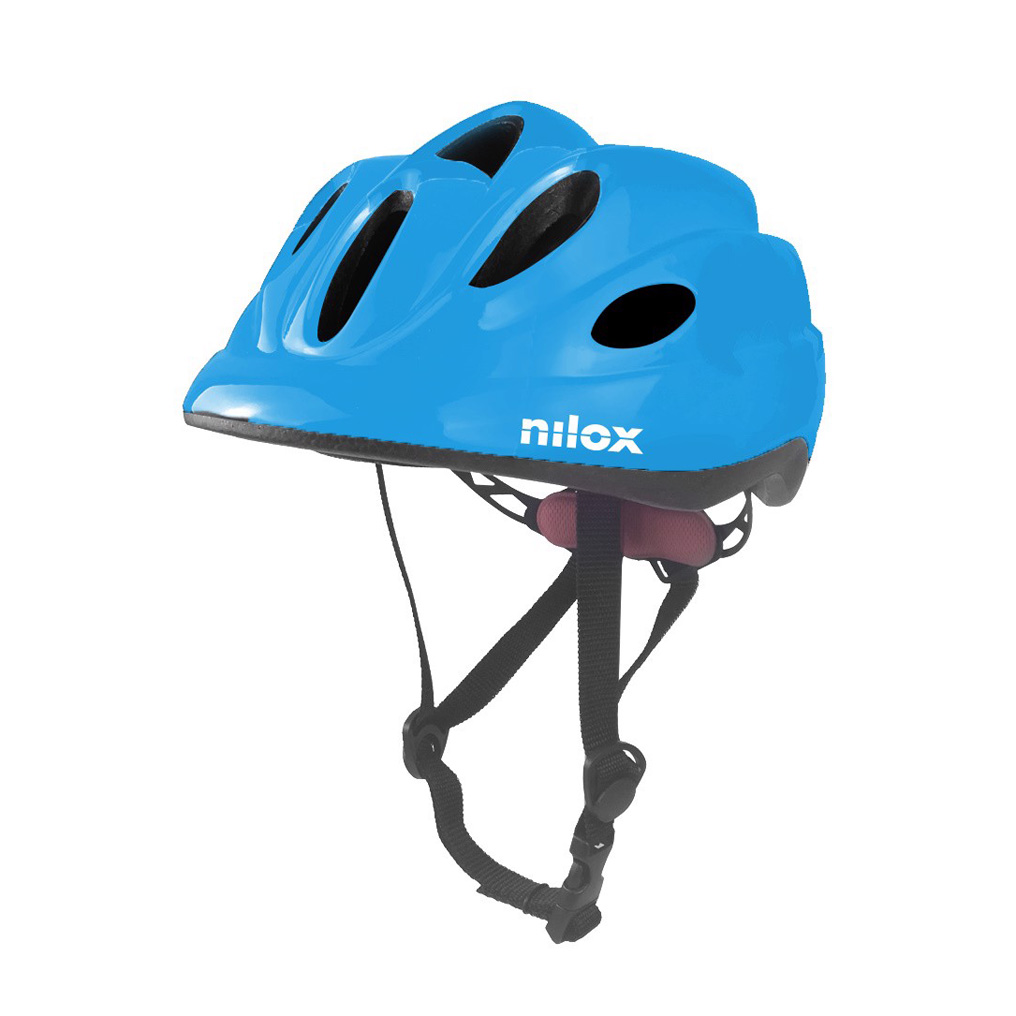 Kids protective helmet NILOX Blue with Led Light