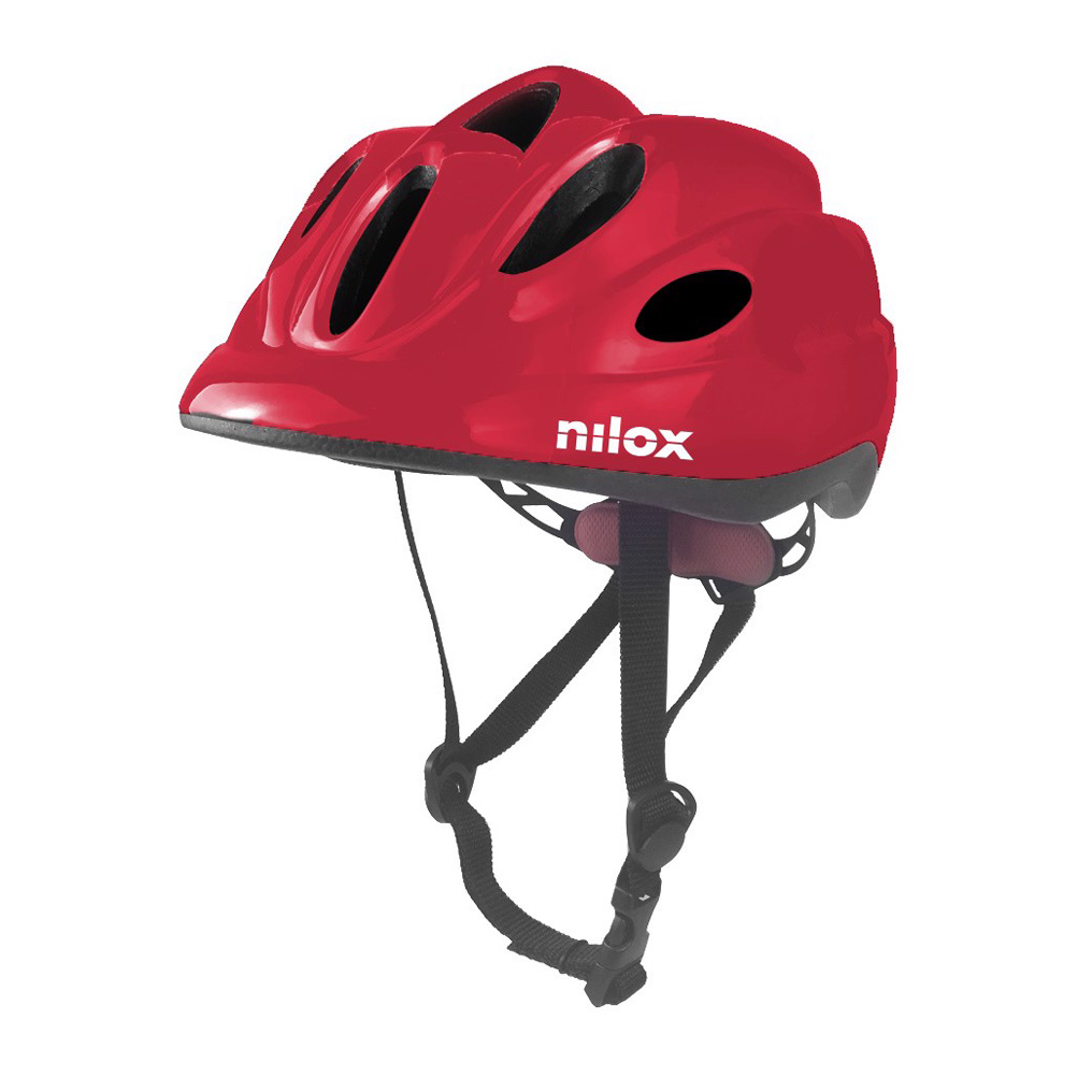 Kids protective helmet NILOX Red with Led Light