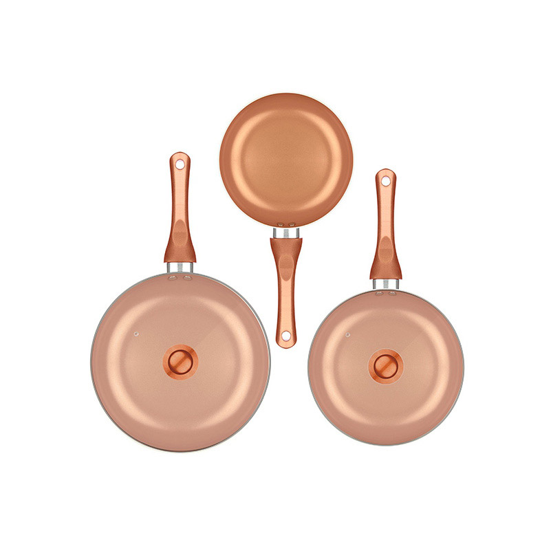 Innovagoods Copper Εffect pan set of 3