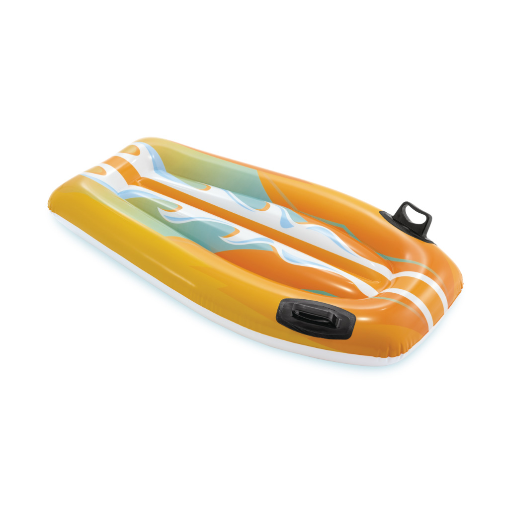 Intex inflatable board with handles 112x62 cm Orange