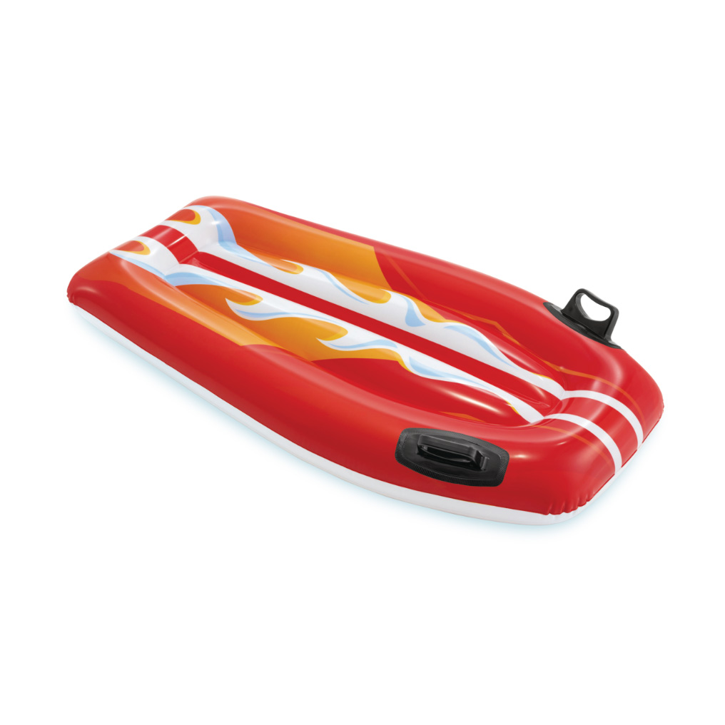 Intex inflatable board with handles 112x62 cm Red