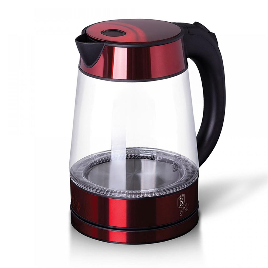 Electric glass kettle 1,7L 2200W Berlinger Haus Burgundy Edition BH-9120