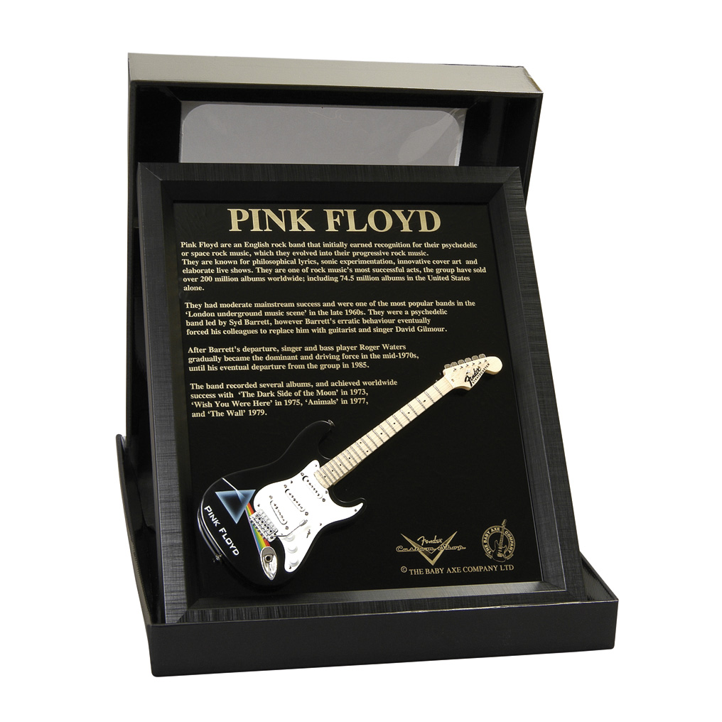Pink Floyd miniature guitar plaque